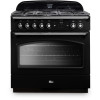 FALCON fornuis CLASSIC FX 90 GAS ZWART