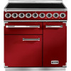 FALCON fornuis Deluxe 900 inductie cherry red