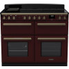 FALCON fornuis Estel Deluxe 110 inductie rijslade bordeaux