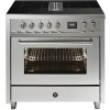 STEEL fornuis met afzuiging EQ9F-4FIKW