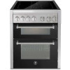 STEEL fornuis inductie Genesi GQ7SF-4I nero