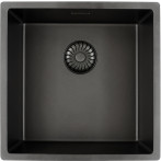De CAGRPP40BK_FL behoort tot de meest verkochte producten van Caressi CARESSI spoelbak zwart CAGRPP40BK-FL