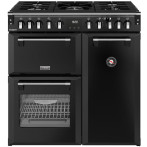 STOVES fornuis gas RICHMOND 90 DF DX ZWART