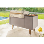 FREILUFT buitenkeuken met Flammkraft inbouw barbecue gas