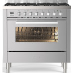 ILVE fornuis gas rvs L096WSCM3/SS