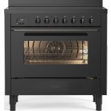 ILVE fornuis inductie mat-zwart LBI095WSCM3/MGD