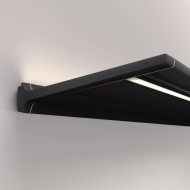 NOVY keuken verlichting Shelf Mineral Black 215cm