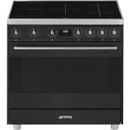SMEG fornuis inductie antraciet C9IMAN9