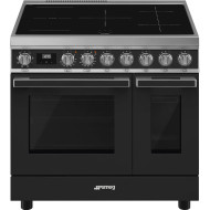 SMEG fornuis inductie antraciet CPF92IMA