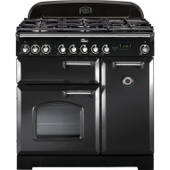 FALCON fornuis gas Classic Deluxe 90 gas charcoal black
