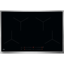 AEG TO84IA0FXB inbouw kookplaat - 80 cm. - rvs stootrand