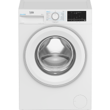 Beko B3WM4841W2 vrijstaande wasmachine 8 kg wit vooraanzicht