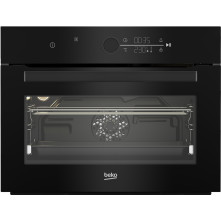 Beko BBCM17400B inbouw oven met Steamfinish - nis 45 cm - zwart