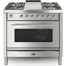 Boretti VFP93IXG fornuis gasoven roestvrijstaal