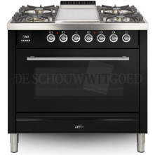 Boretti VFP93ZWG fornuis gasoven zwart