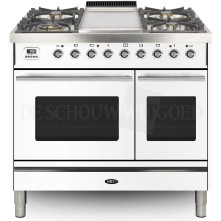 Boretti VFP94WTG fornuis gasoven wit