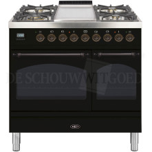Boretti VFPNO94ZWG fornuis gasoven zwart
