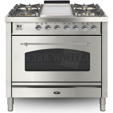 Boretti VFPNR93IXG fornuis gasoven roestvrijstaal
