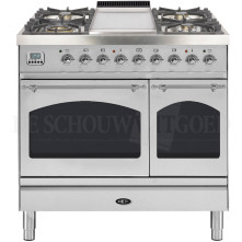 Boretti VFPNR94IXG fornuis gasoven roestvrijstaal