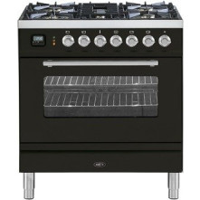 Boretti VP83ANG fornuis gasoven antraciet