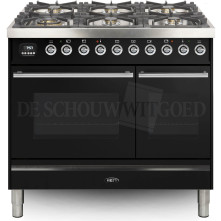 Boretti VP946ZWG fornuis gasoven zwart