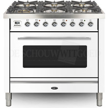 Boretti VP96WTG fornuis gasoven wit