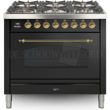Boretti VPN96ANG fornuis gasoven antraciet 