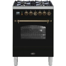 Boretti VPNO64ZWG fornuis gasoven zwart