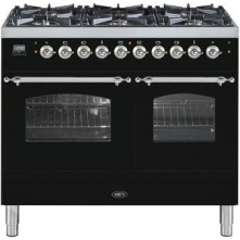 Boretti VPNR104ZW fornuis zwart