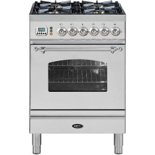 Boretti VPNR64IXG fornuis gasoven roestvrijstaal