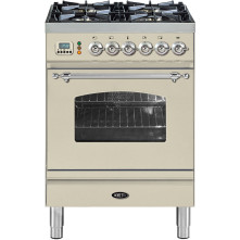 Boretti VPNR64OWG fornuis gasoven oud-wit