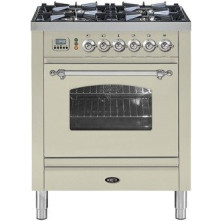 Boretti VPNR74OWG fornuis gasoven oud-wit
