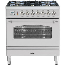 Boretti VPNR83IXG fornuis gasoven roestvrijstaal