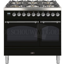 Boretti VPNR946ZWG fornuis gasoven zwart