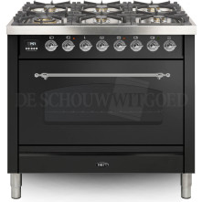 Boretti VPNR96ANG fornuis gasoven antraciet