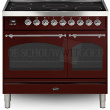 Boretti VPNRI94RB inductie fornuis rood