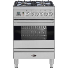 Boretti VPS64IXG fornuis gasoven roestvrijstaal