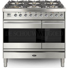 Boretti VPS946IXG fornuis gasoven roestvrijstaal