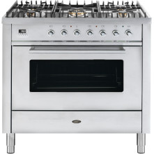 Boretti VT95IXBP fornuis roestvrijstaal