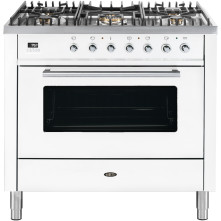 Boretti VT95WTBP fornuis wit