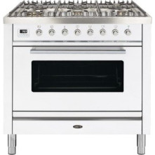 Boretti VT96WTG fornuis gasoven wit