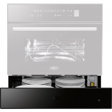 Boretti BPW15ZWGL warmhoudlade - zwart glas