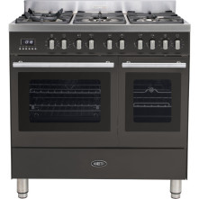 Boretti MFBG902AN/2 fornuis met dubbele oven - Milano