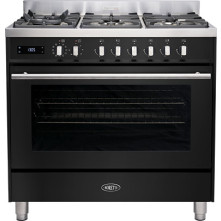 Boretti ML9016GSZW fornuis zwart