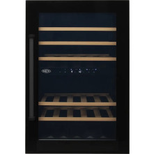 Boretti MLWC88ZW inbouw wijnkoelkast - zwart - nis 88 cm.
