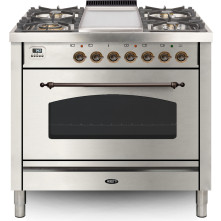 Boretti VFPNO93IX rvs fornuis
