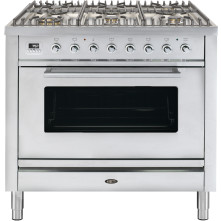 Boretti VT96IX BP fornuis - butaan/propaan gas - rvs - outlet