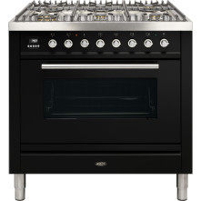 Boretti VT96ZW fornuis zwart