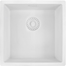 Caressi CAGRPP40WH-FL spoelbak vlak-inbouw wit