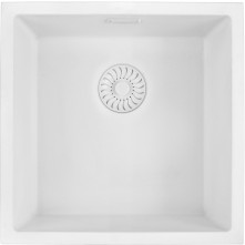 Caressi CAGRPP40WH-TU spoelbak wit - opbouw / onderbouw